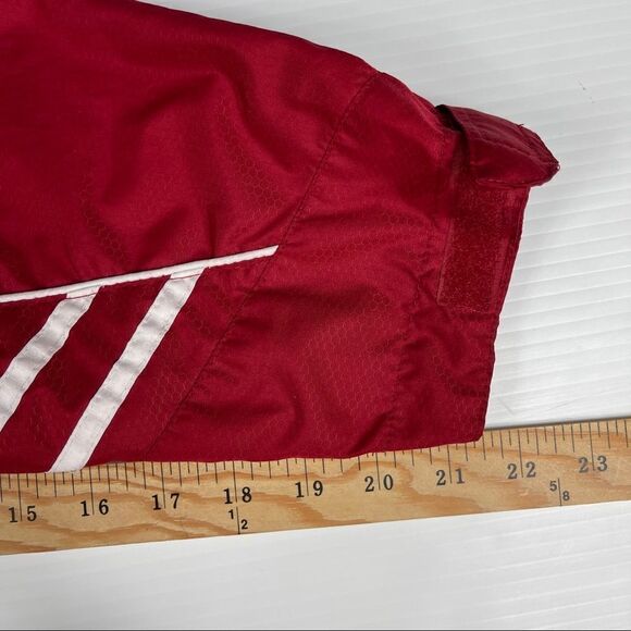 Kewl Jacket Red Polyester Full Zip Men's Size Medium Pockets Windbreaker - Picture 14 of 14